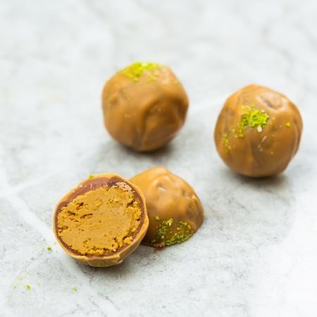 Pistachio Praline Truffles
